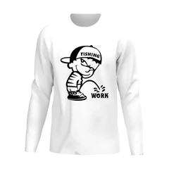 Fishing And Work Men Long Sleeve Shirt